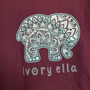 Ella Fit Long Sleeve Ivory Ella Tee
